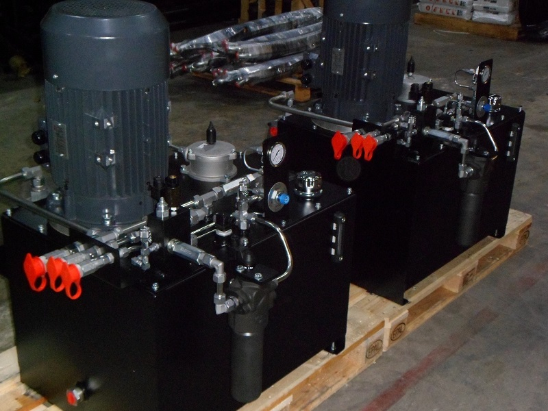 Hydraulic power units for fatigue test rig