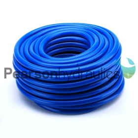 10 MM  ID Blue Braided PVC Hose
