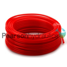 6 MM OD Red  Flexible Nylon Hose